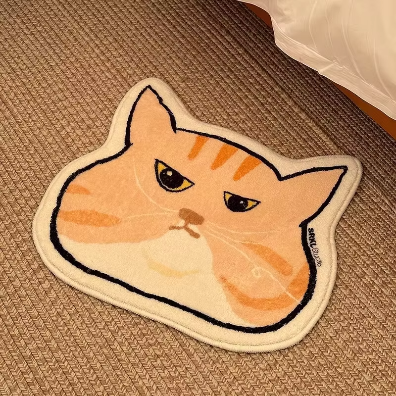 MeowFace™ Plush Rug