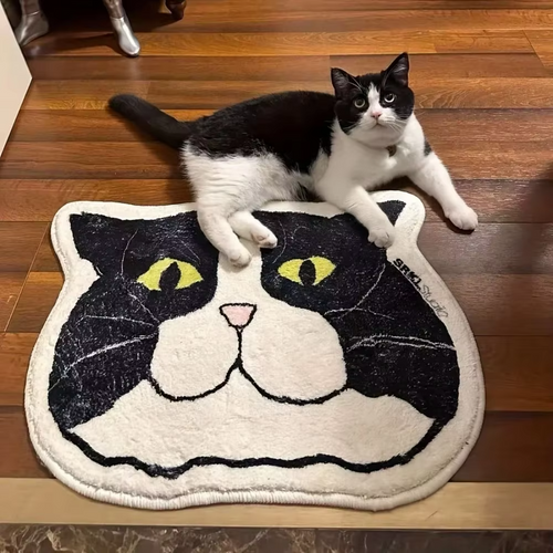 MeowFace™ Plush Rug